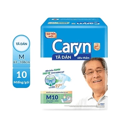 Tã dán Caryn size M 10 miếng