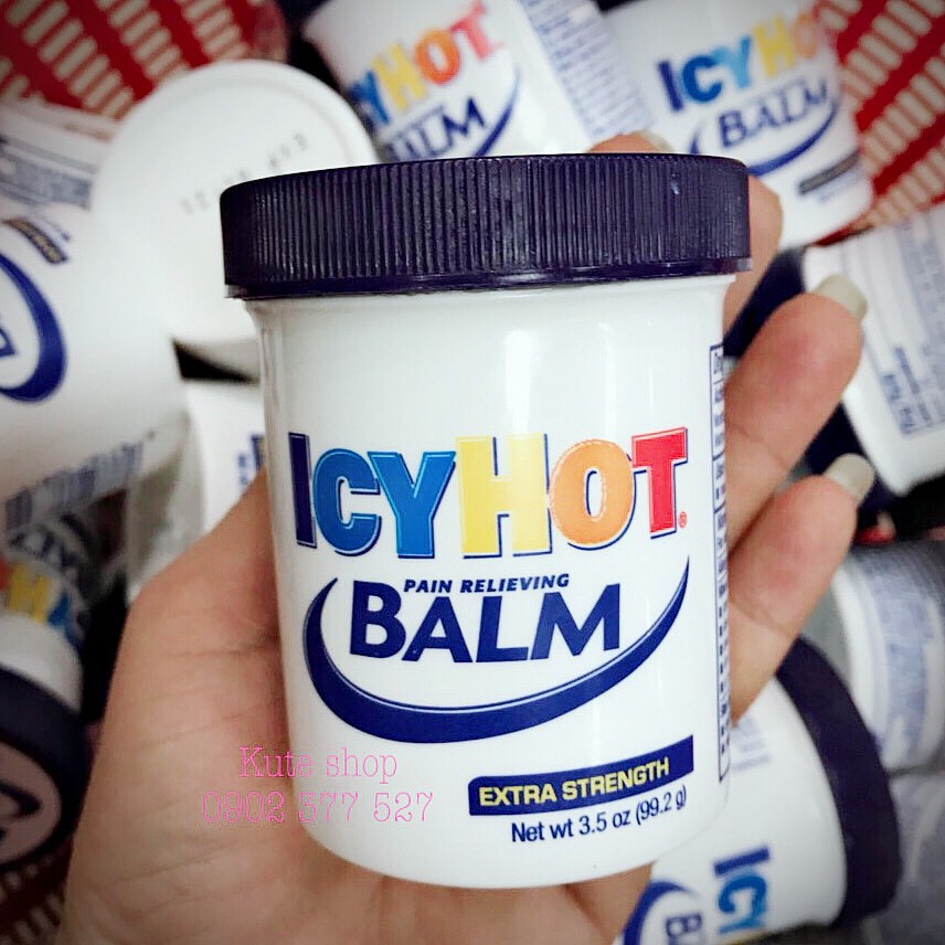 {Mỹ - HSD 03/2023} Dầu xoa bóp giảm đau nhức Icy Hot Balm Pain Relieving Extra Strength 99,2g