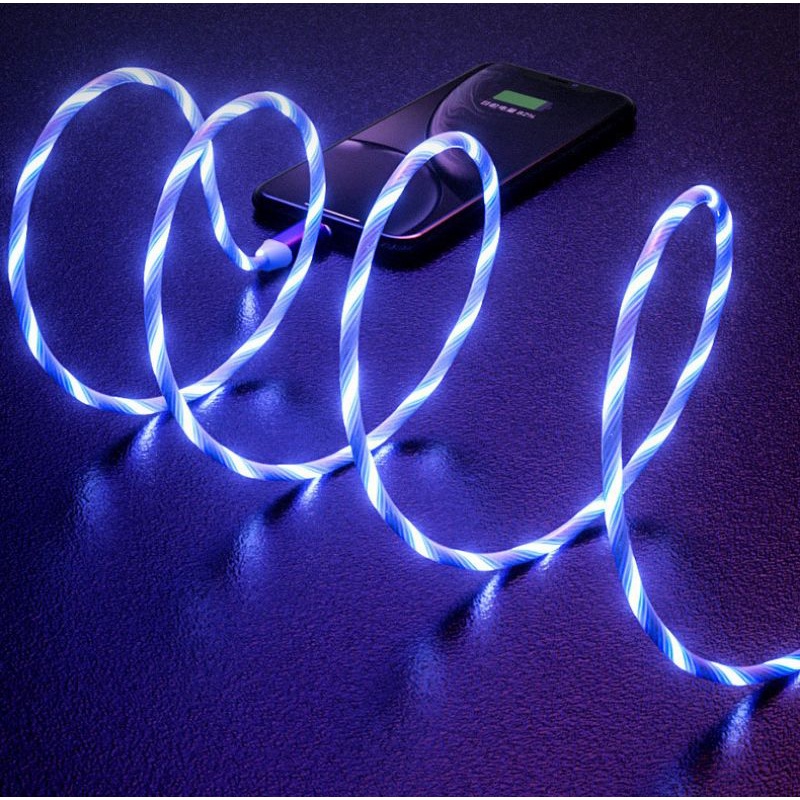 Cáp Sạc Chạy Led Cổng Iphone,,,,