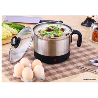 Ca nấu mì inox hapycal 1,6 lit - ca nấu mì mini