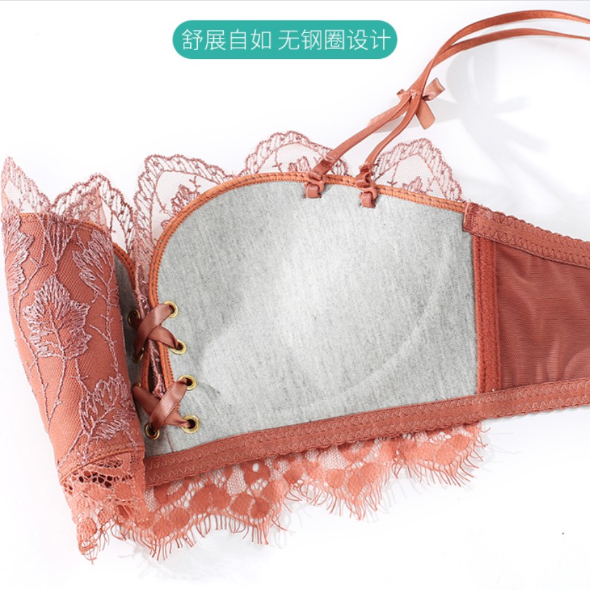 [Mã WA1606 giảm 15% đơn 99k] [KEM STORE] Set Bra Ren Hoa Phối Nơ Nâng Ngực Tạo Khe Gợi Cảm AL37 | BigBuy360 - bigbuy360.vn