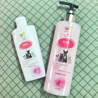 Sữa tắm nước hoa cho chó mèo ROSE Hương Hoa Hồng Khử mùi hôi, Cải thiện da khô