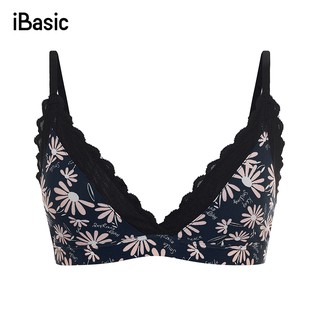 Áo ngực không gọng phối ren iBasic BRAY048