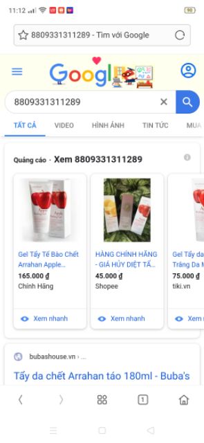 GEL tẩy da chết Apple Peeling gel của arrahan 180ml - AUTH