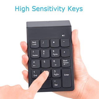 2.4GHz wireless 18-key numeric keypad for PC