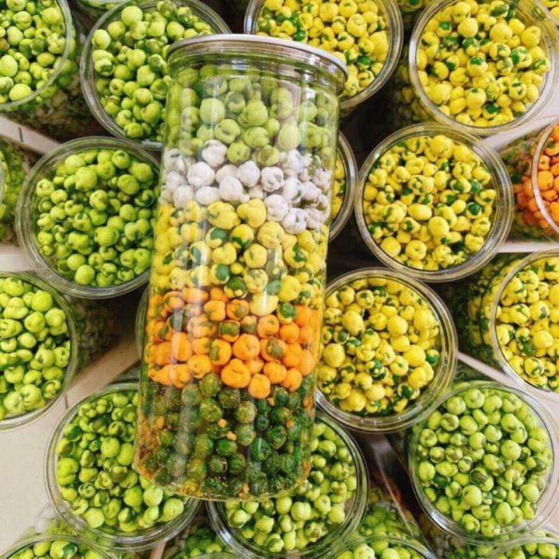 Đậu Hà Lan Mix 5 Vị Hũ 450G FREE SHIP Đậu Hà Lan Wasabi Tỏi Ớt Phô Mai Dừa Sữa Hàng Date Mới Liên Tục HCM