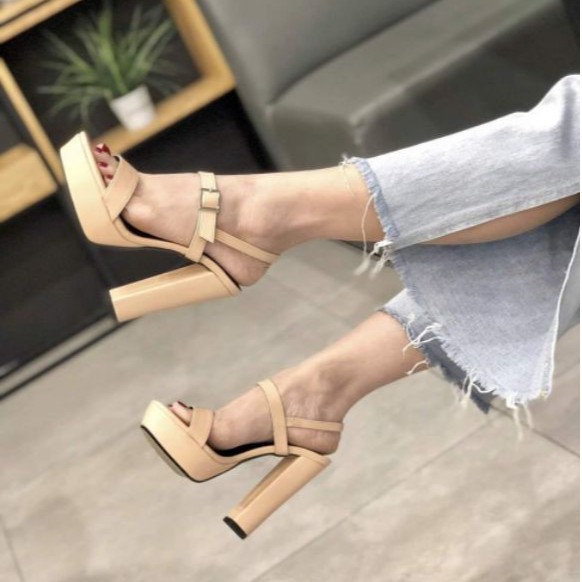 Giày Sandal Nữ 💥HÀNG ĐẸP💥 Cao Gót Cô Dâu - Giày Đi Tiệc - Đế Vuông 12p T173