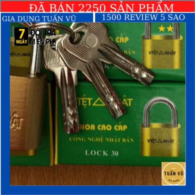 [ Free ship ]  Ổ khóa mini Việt Nhật Lock 30 - 60 mm