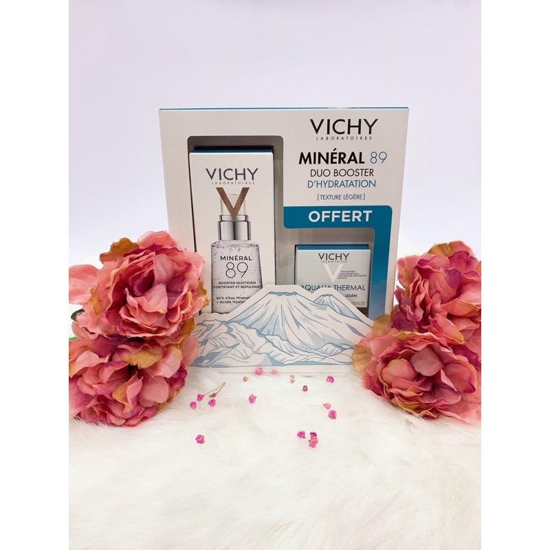 Set Serum Vichy Mineral 89 tặng kem dưỡng