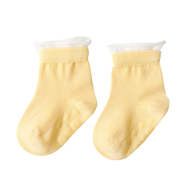 Tất Cotton Mắt Cá Chống Trượt Thời Trang Xuân Hè Cho Bé Sơ Sinh