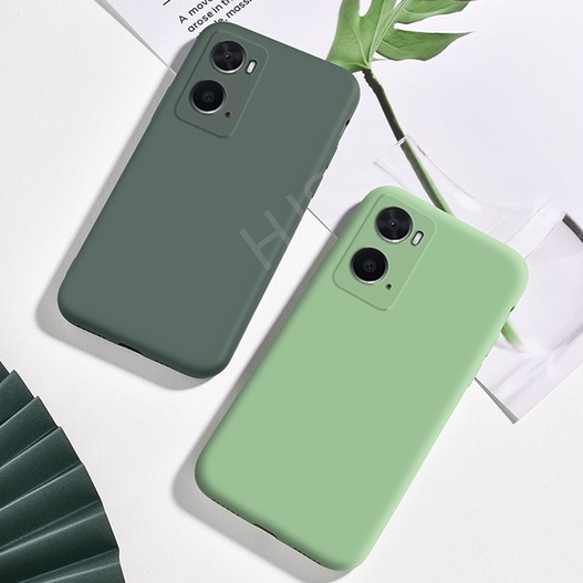 Ốp Điện Thoại TPU Silicone Màu Trơn Cho OPPO A76 OPPO A76 A 76