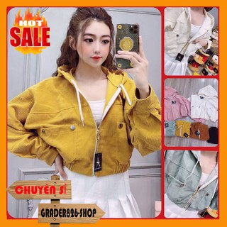 (MỚI) ÁO KHOÁC KAKI LỬNG NHUNG 6 MÀU