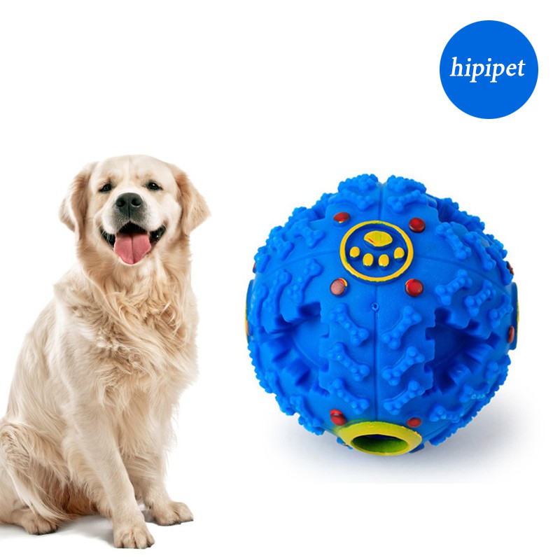Bóng đồ chơi cho chó lớn gặm có tiếng kêu, đựng thức ăn thư giãn giảm stress, YEUPET