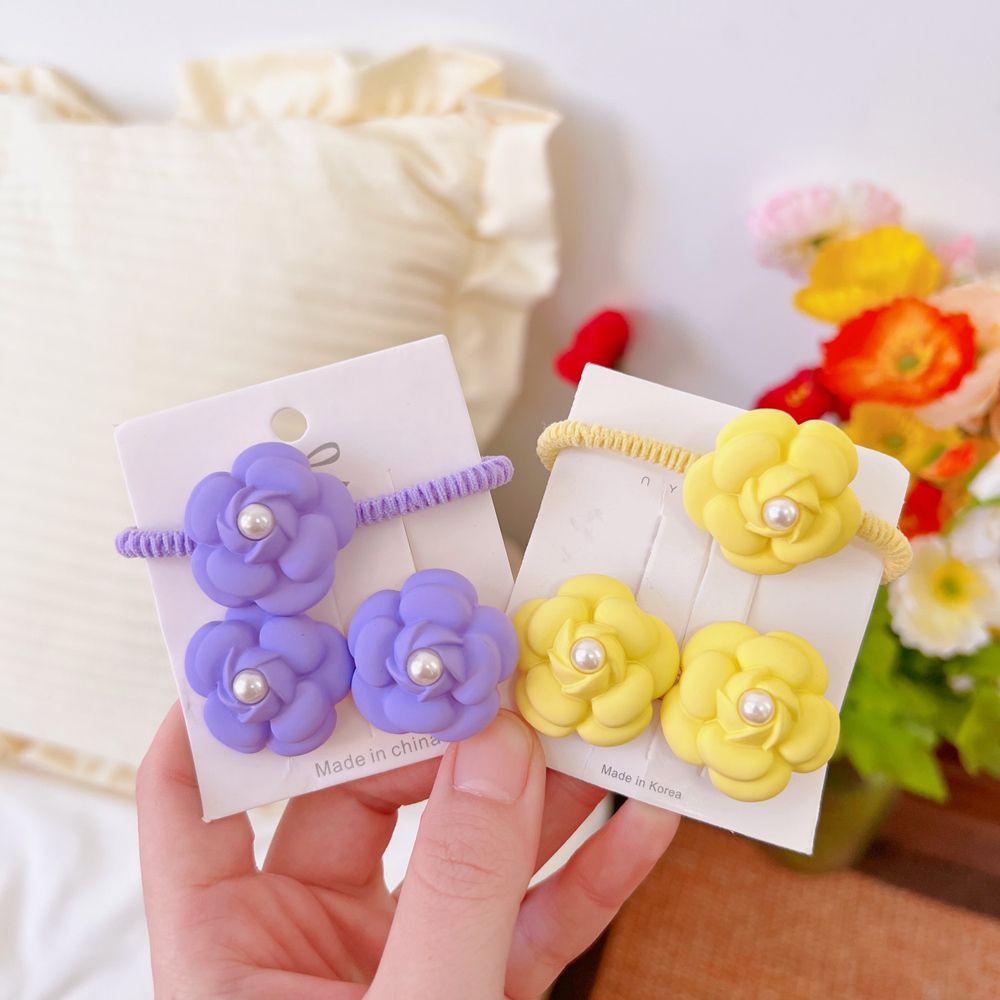 Dây Buộc Tóc Màu Kẹo Ngọt Phong Cách Hàn Quốc Cổ Điển Dễ Thương Cho Nữ