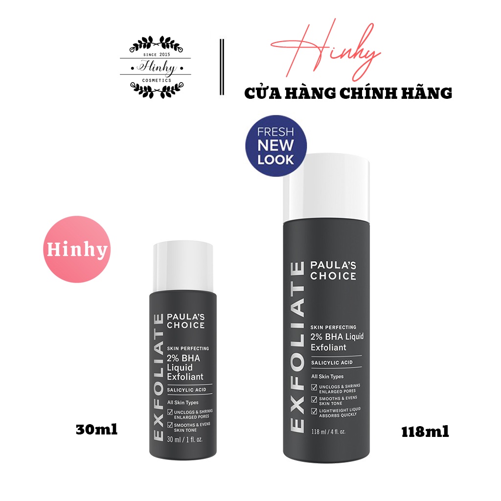 Loại bỏ tế bào chết BHA 2% Paula's Choice Skin Perfecting 2% #BHA_ĐEN | BigBuy360 - bigbuy360.vn