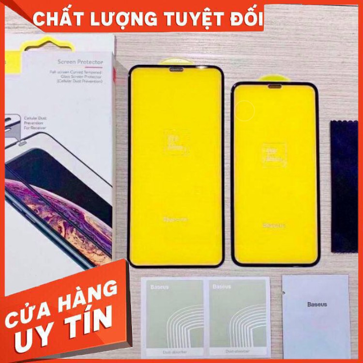Kính cường lực chống bụi baseus thế hệ mới các đời ip