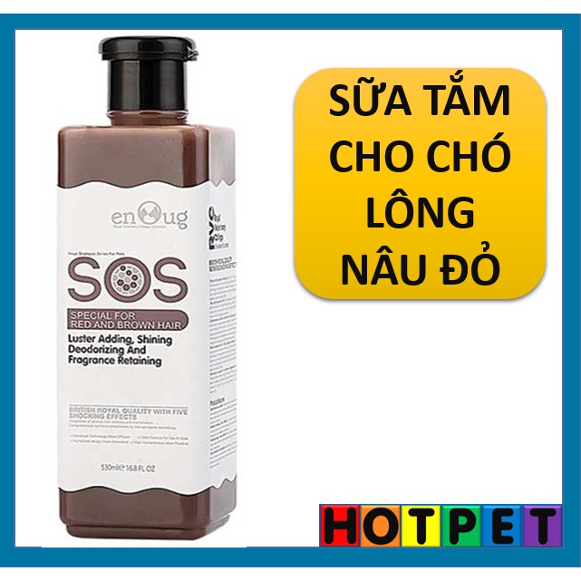 Sữa tắm chó mèo SOS 530ml - Dùng cho mọi loại chó mèo