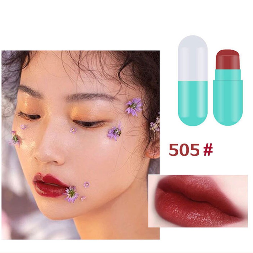 Son môi dưỡng ẩm lâu trôi hình dáng viên thuốc con nhộng dễ thương thương hiệu GUDU | BigBuy360 - bigbuy360.vn