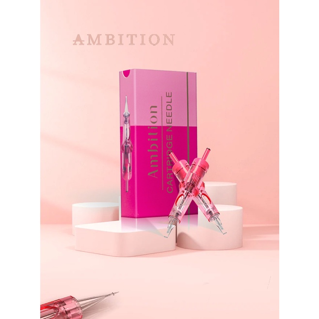 Ambition Cửa Hàng Chính Thức Chính Hãng Set 20 Kim Xăm Chân Mày/Môi Chất Lượng Cao
