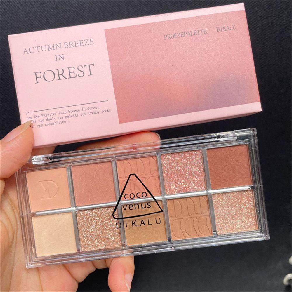 Bảng Phấn Mắt 10 Màu Sắc Hiệu Ứng Lì Chống Thấm Nước Lâu Trôi