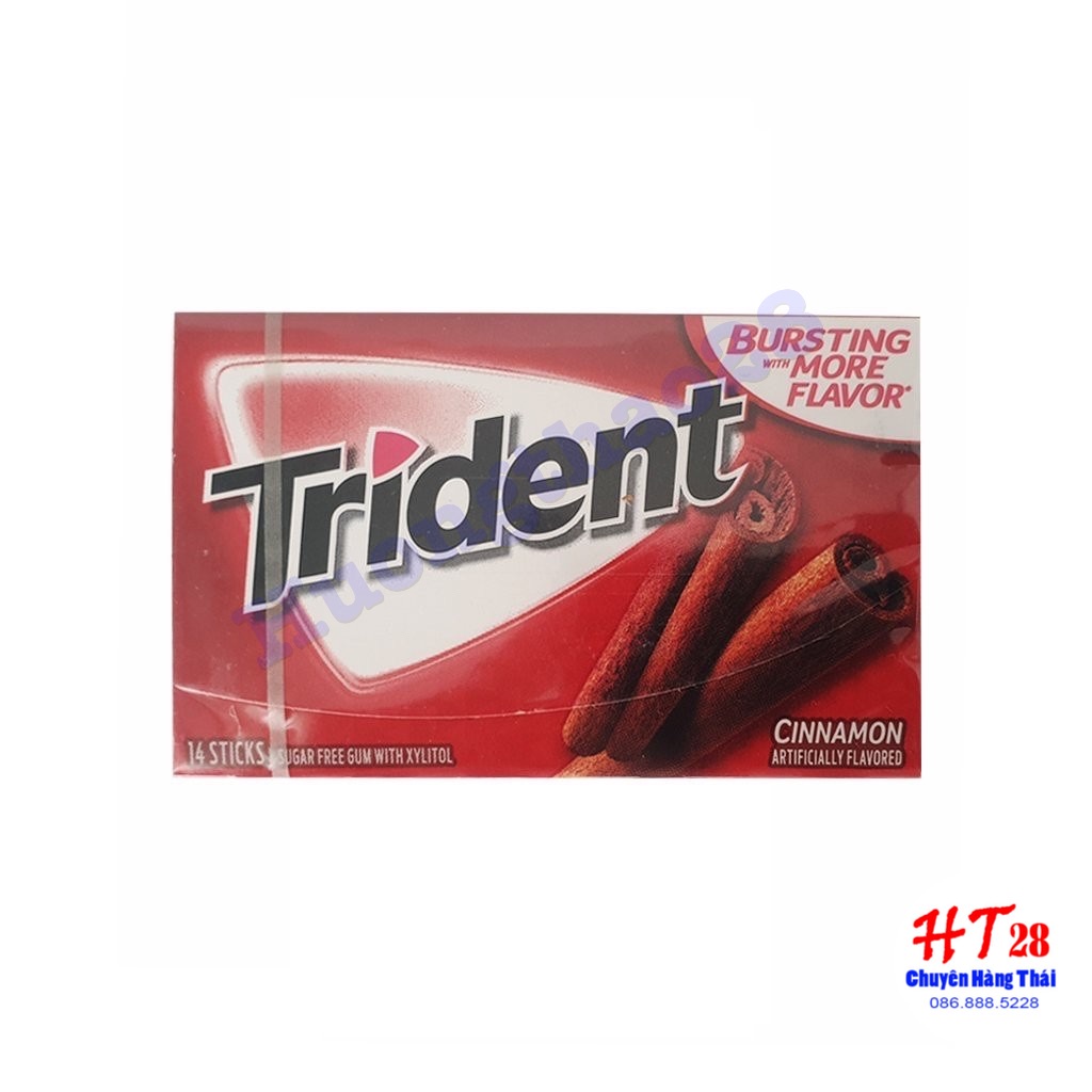 Kẹo Cao Su Không Đường Trident Mỹ