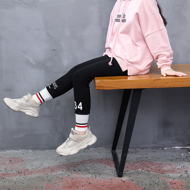 Quần legging giữ ấm thời trang mùa thu đông xinh xắn cho bé gái