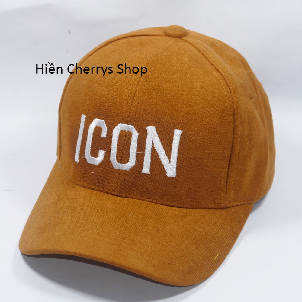 Nón kêt Nhung ICON Dày Mịn Thoáng Mát Phong Cách Nón Kết Nhung Hàn Quốc Nhiều Màu Hot Trend