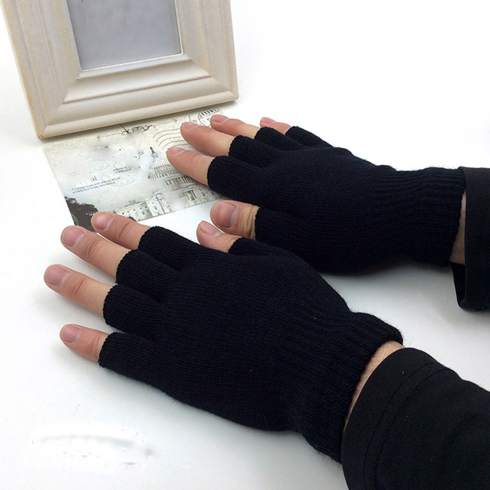 Đôi găng tay giữ ấm co giãn thời trang mùa đông cho nam nữ