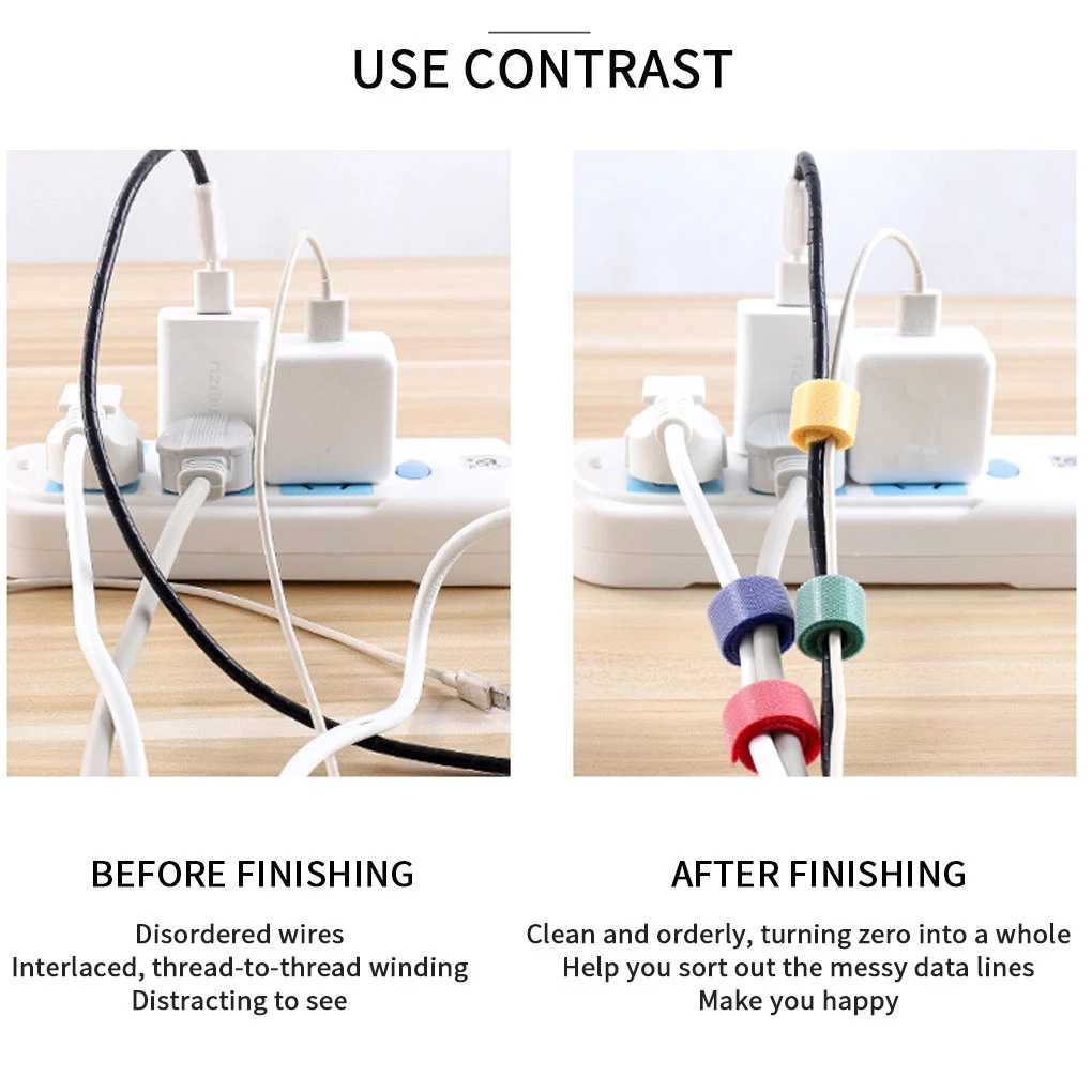 Đồ cuộn sắp xếp dây cáp có thể tái sử dụng
