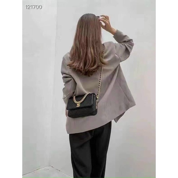 -Túi xách Cha nel da mềm Fullbox sz22