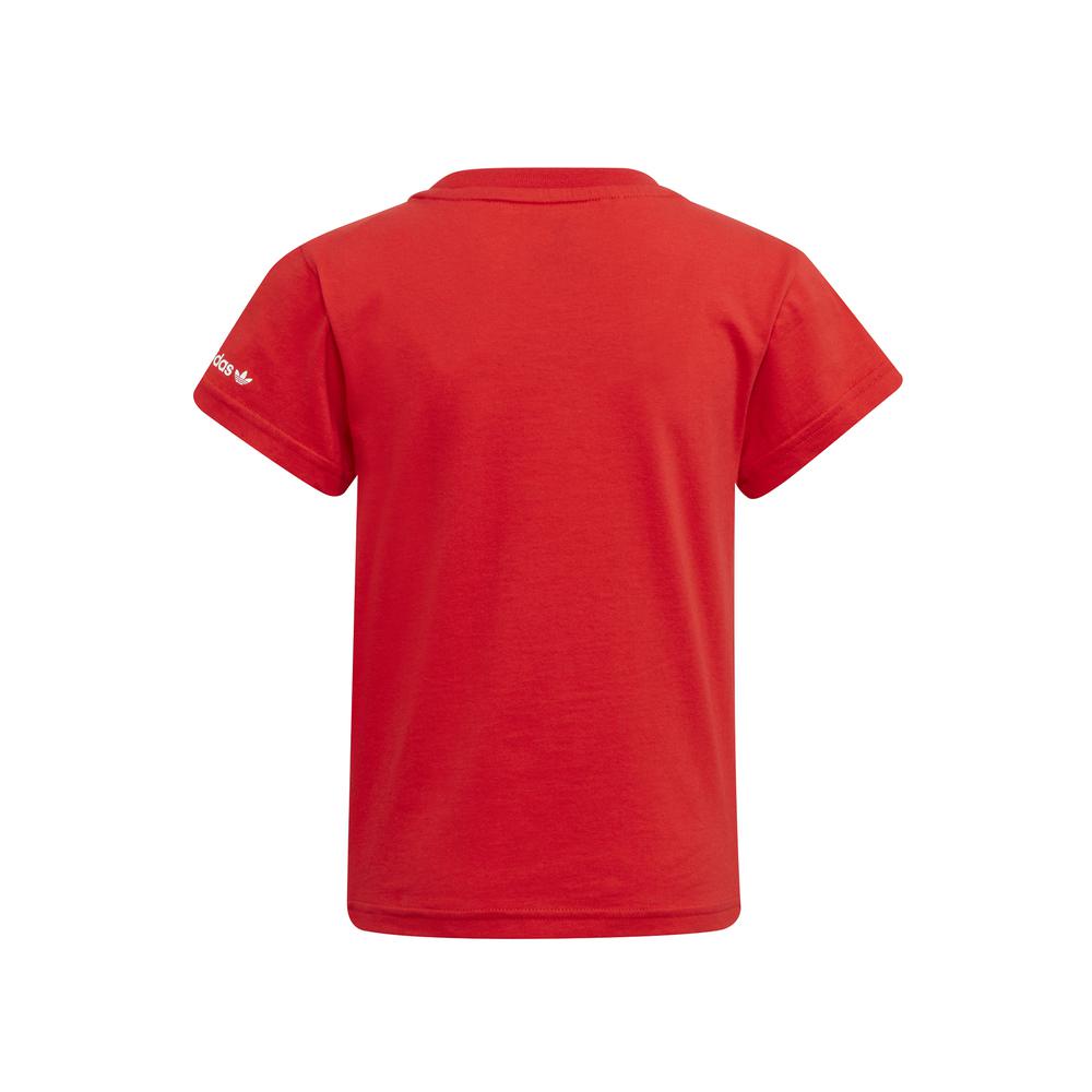 [Mã WABRDAS68 giảm 10% tối 150k đơn từ 1 triệu] Áo Tee adidas ORIGINALS Unisex trẻ em Adicolor Tee Màu đỏ H25292