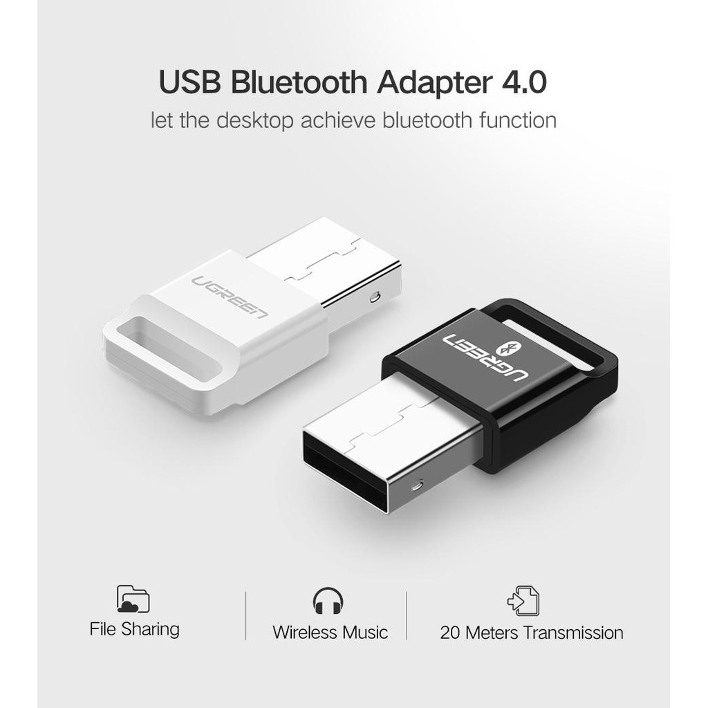 USB nhận Bluetooth dành cho Laptop, PC Cao Cấp UGREEN