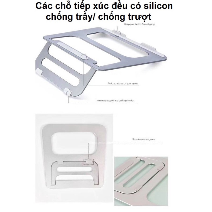 Giá đỡ laptop bản mỏng dạng xếp COTEetCI SD-6/ CS5151