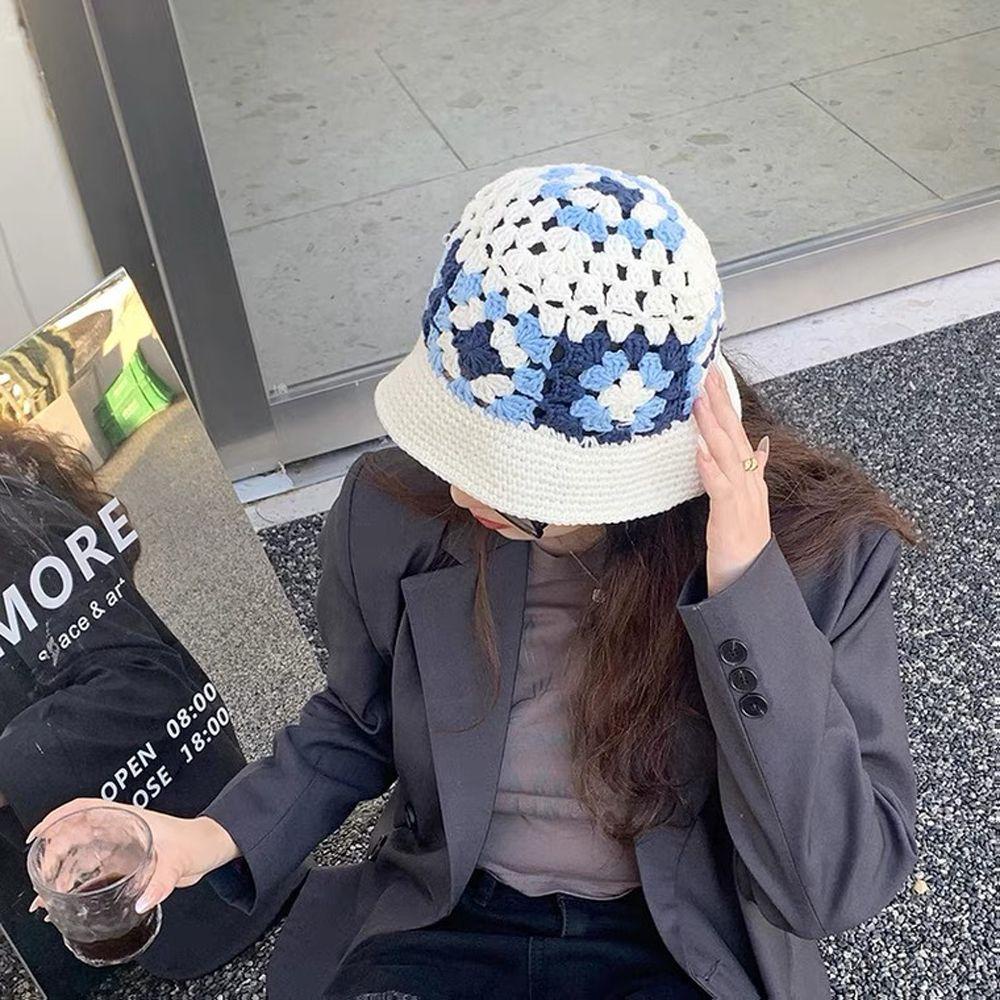 Nón Tai Bèo Chống Nắng Họa Tiết Hoa Thời Trang Thu Đông Cho Nữ