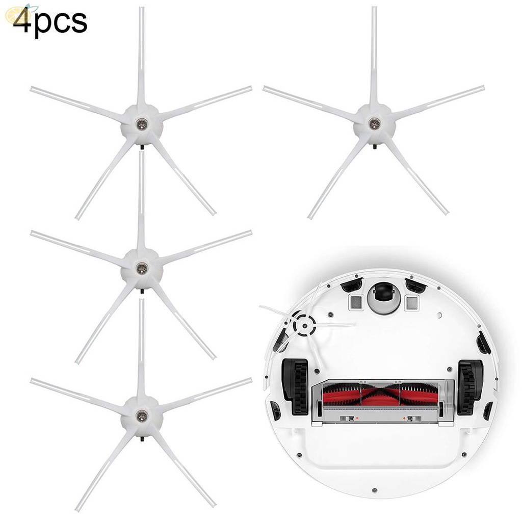 Set 4 Chổi Bên Cho Máy Hút Bụi Roborock S5 S6