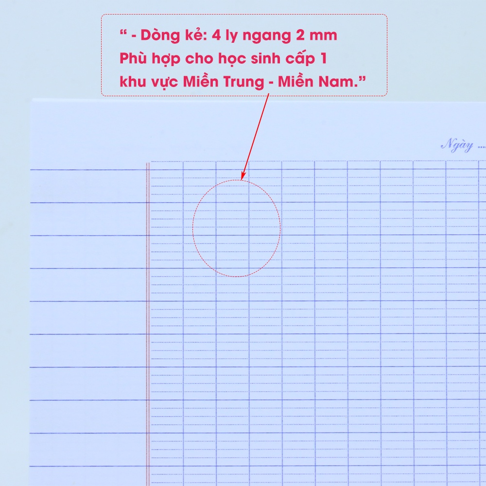 Vở 4 ly ngang 200 trang Hồng Hà Class Best Friend dành cho HS miền Trung - Nam - 0441