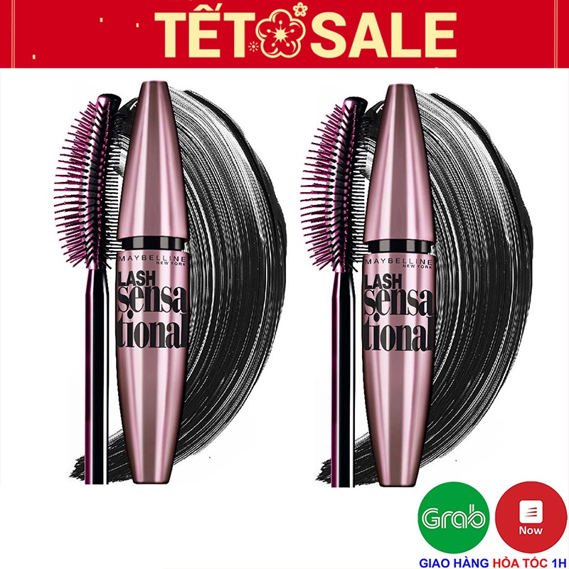 Mascara Maybelline Lash Sensational Dài &amp; Tơi Mi New York Không Lem Không Trôi 10ml