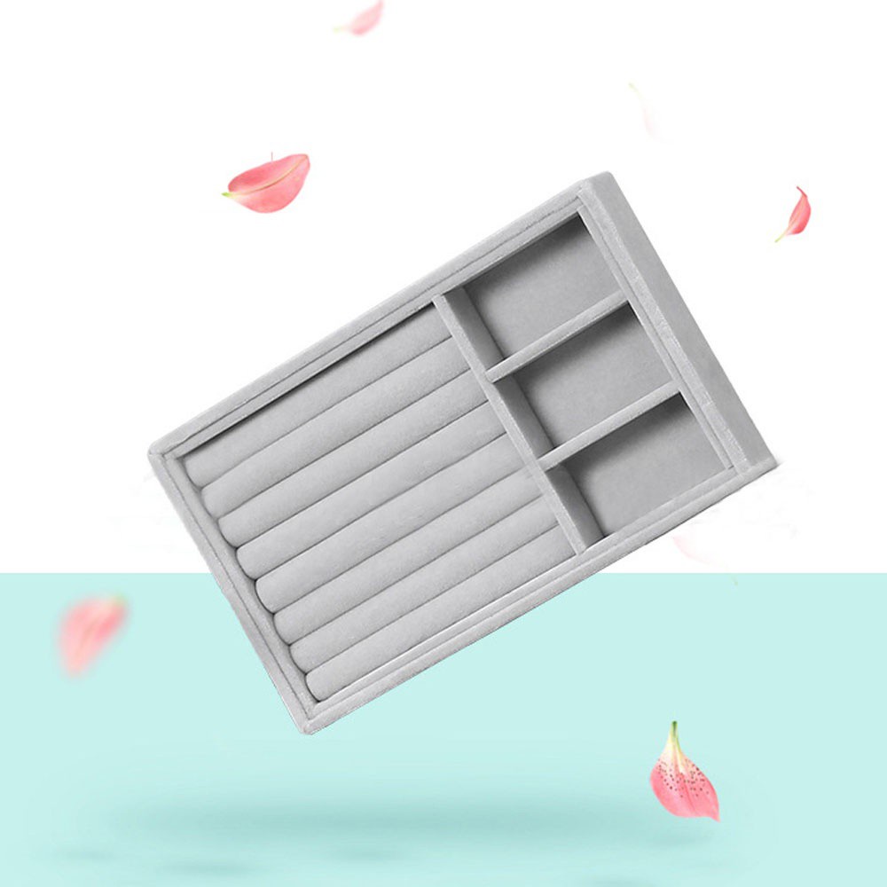 Hộp Trưng Bày Trang Sức Hình Vuông Thiết Kế Đa Chức Năng