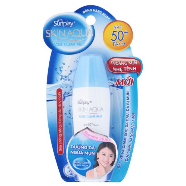 Sữa Chống Nắng Ngừa Mụn Sunplay Skin Aqua 25G