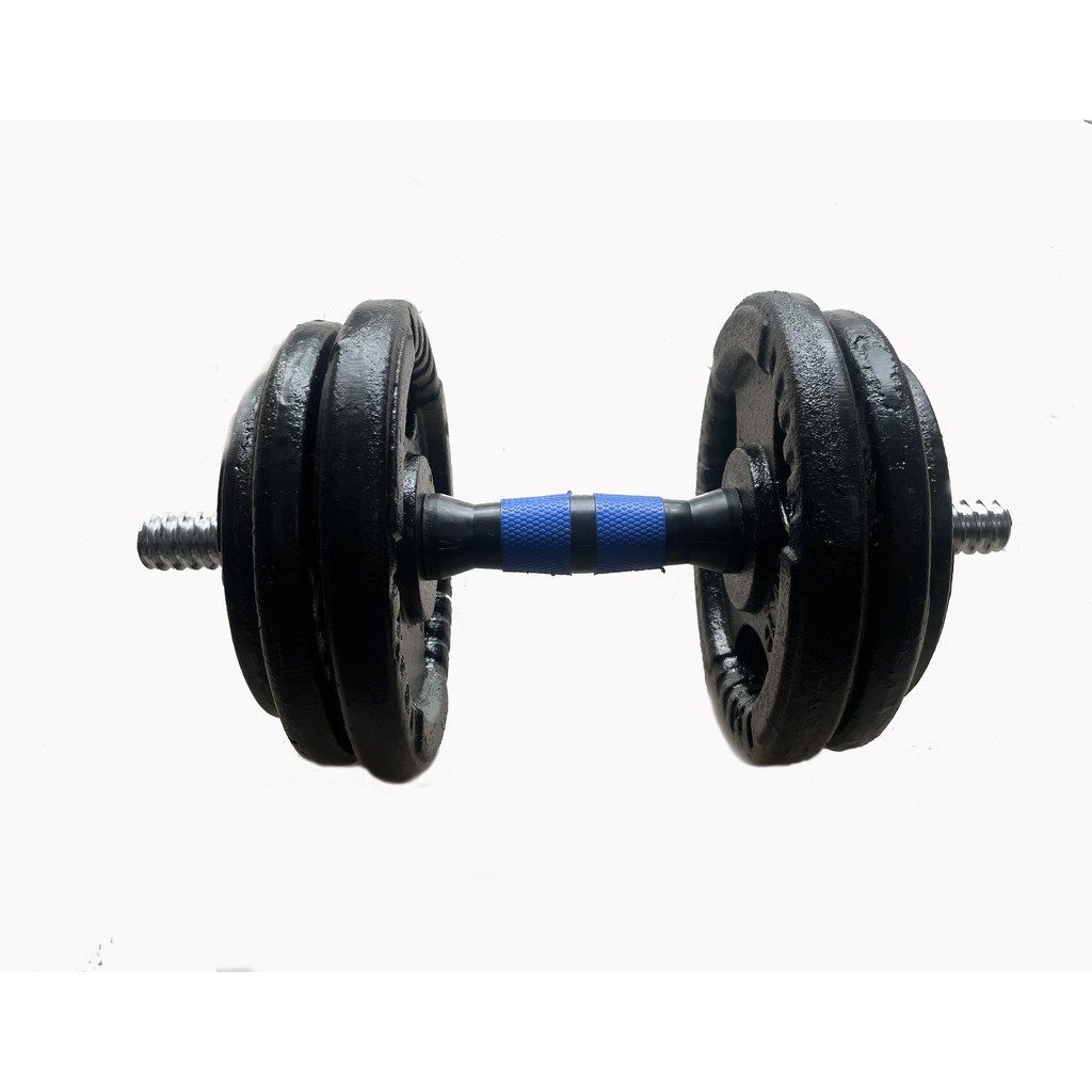 Bộ 2 đòn tạ tay 35cm bọc cao su nhập khẩu