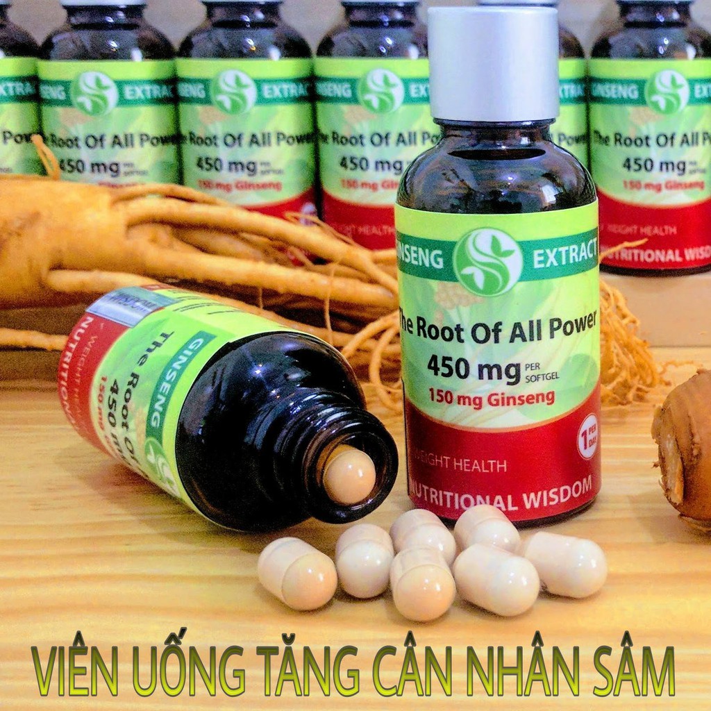 Viên uống tăng cân Nhân Sâm