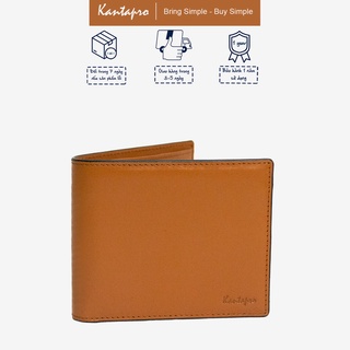 Ví da nappa kantapro dáng ngang - napo wallet