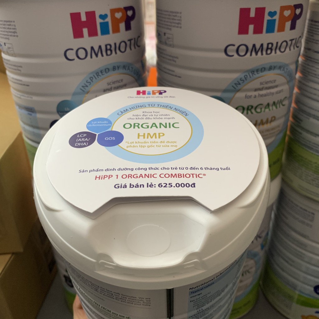 Sữa bột HiPP Combiotic Organic đủ số (350g - 800g)