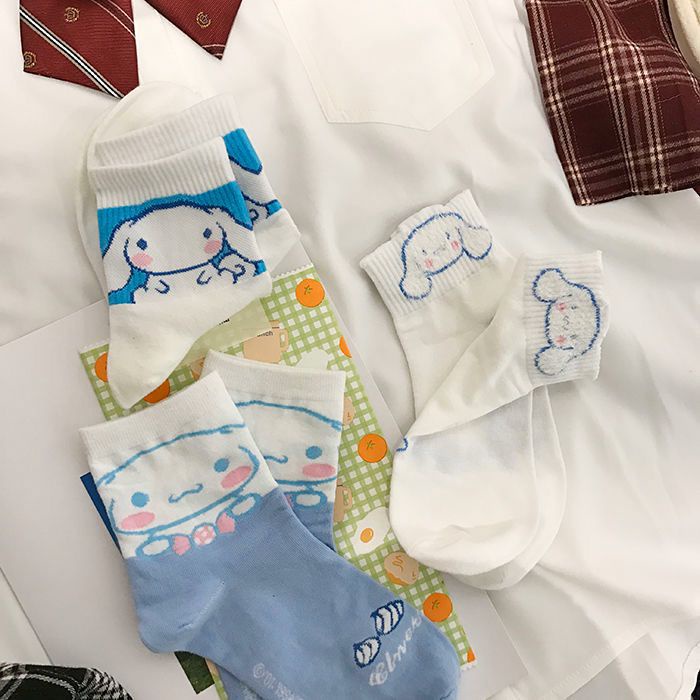 !!!FREESHIP!!! Tất Vớ Chó Tai Dài Hoạt Hình Nhật Bản , Màu Sắc Thể Thao Nhẹ Nhàng