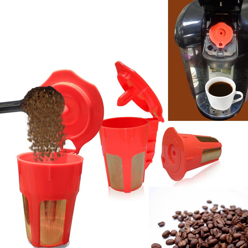 Cốc Lọc Thay Thế Tái Sử Dụng Cho Keurig 2.0 Weeders K200 K300 K400 K500 Series