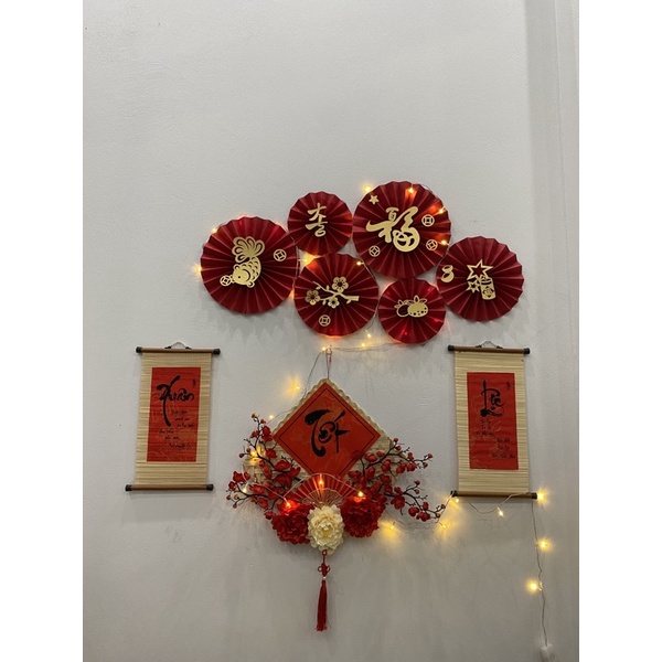 Set trang trí tết