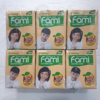 Thùng sữa đậu nành Fami nguyên chất 36 hộp - 200ml
