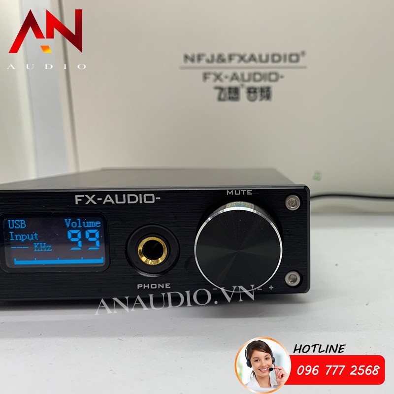 Giải Mã FX-Audio DAC D01 - Bản Nâng Cấp DAC X7- Giải Mã 32 Bit/768Khz/ DSD512