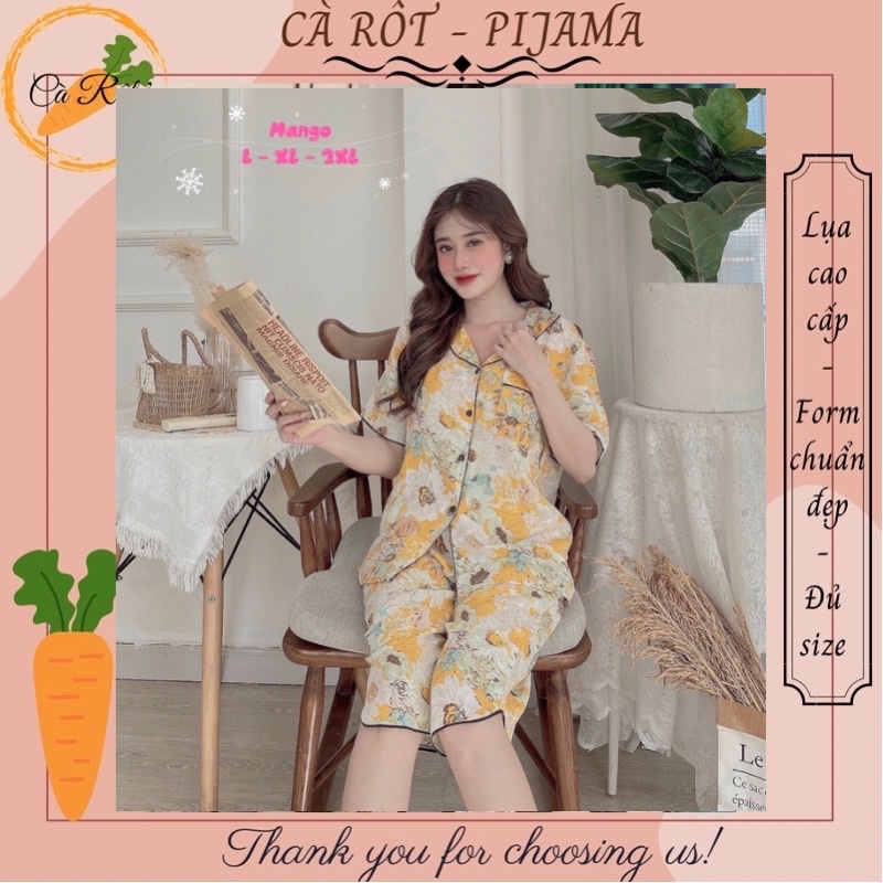 🌳 [FULLSIZE 40-75KG] ĐỒ BỘ NGỦ LỤA CAO CẤP