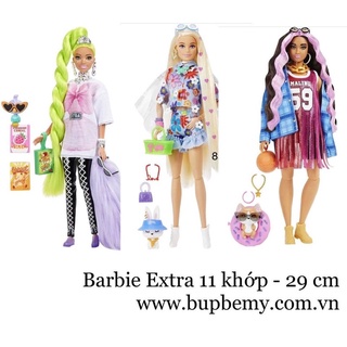 Búp bê Barbie extra, búp bê Barbie có khớp!